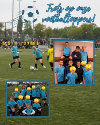 Trots op onze voetbaltoppers!