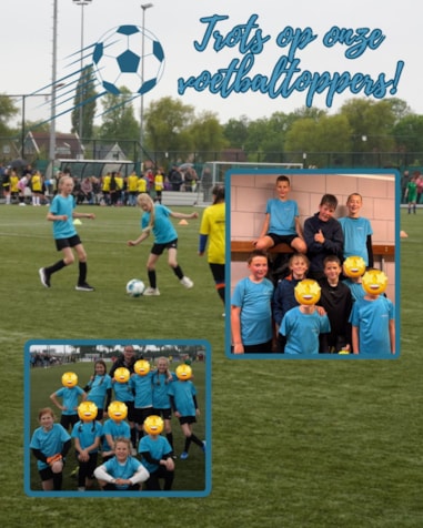 Trots op onze voetbaltoppers!